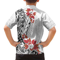 Bula Fiji Day Kid Hawaiian Shirt Tagimaucia on Masi Pattern LT7 - Polynesian Pride