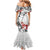 Bula Fiji Day Mermaid Dress Tagimaucia on Masi Pattern