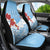 Bula Fiji Day Car Seat Cover Tagimaucia on Masi Pattern - Turquoise