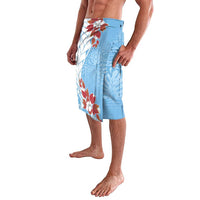 Bula Fiji Day Lavalava Tagimaucia on Masi Pattern - Turquoise