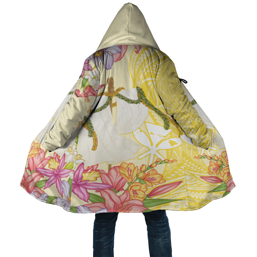 Aloha Hawaii Kanaka Makahiki Cloak Akua Loa - Festive Golden Sand