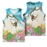 Aloha Hawaii Makahiki Hula Dance Basketball Jersey Beach Scenery LT7 - Polynesian Pride