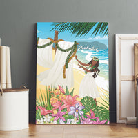 Aloha Hawaii Makahiki Hula Dance Canvas Wall Art Beach Scenery LT7 - Polynesian Pride