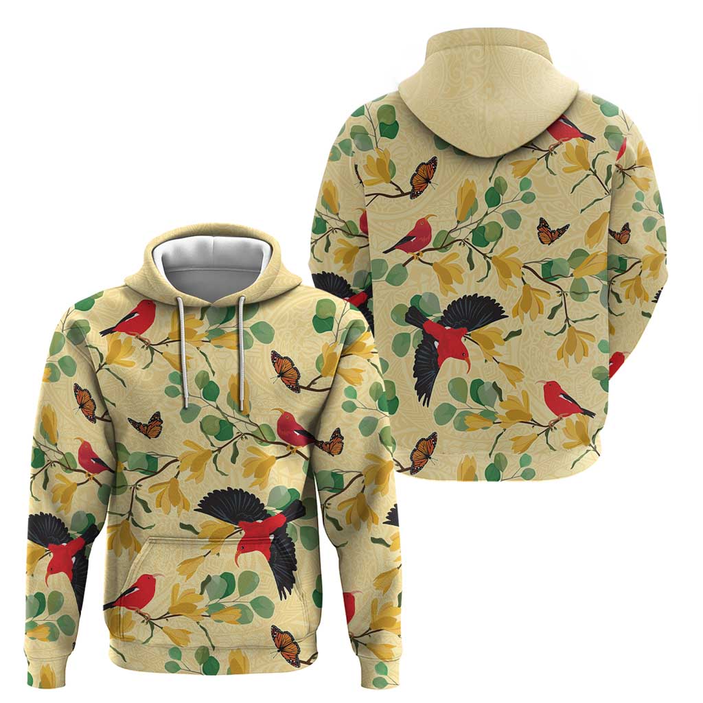 Aloha Hawaii Hoodie I'iwi on Mamane Pastel Cream