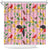 Aloha Hawaii Shower Curtain I'iwi on Mamane Pastel Pink