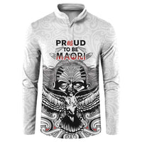 Aotearoa Personalized Button Sweatshirt Proud To Be Maori