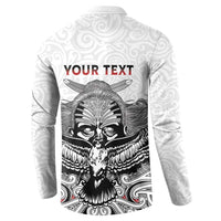 Aotearoa Personalized Button Sweatshirt Proud To Be Maori