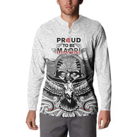 Aotearoa Personalized Button Sweatshirt Proud To Be Maori
