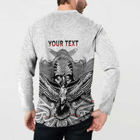 Aotearoa Personalized Button Sweatshirt Proud To Be Maori
