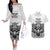 Aotearoa Personalized Couples Matching Off The Shoulder Long Sleeve Dress and Hawaiian Shirt Proud To Be Maori