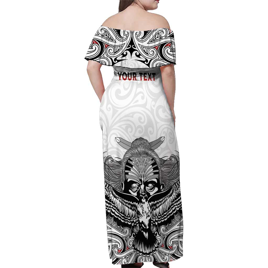 Aotearoa Personalized Family Matching Off Shoulder Maxi Dress and Hawaiian Shirt Proud To Be Maori LT7 - Polynesian Pride