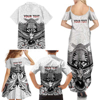 Aotearoa Personalized Family Matching Summer Maxi Dress and Hawaiian Shirt Proud To Be Maori LT7 - Polynesian Pride