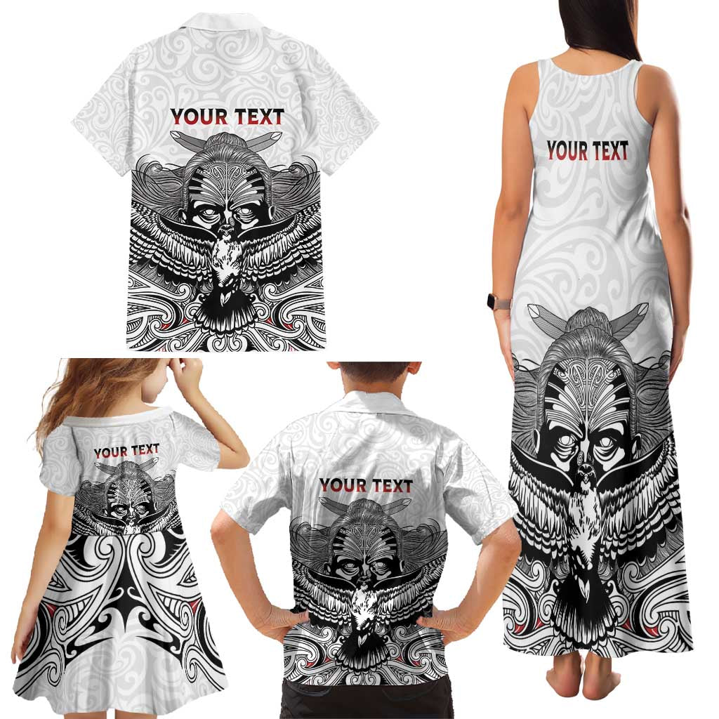 Aotearoa Personalized Family Matching Tank Maxi Dress and Hawaiian Shirt Proud To Be Maori LT7 - Polynesian Pride