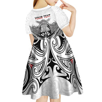 Aotearoa Personalized Kid Short Sleeve Dress Proud To Be Maori LT7 - Polynesian Pride