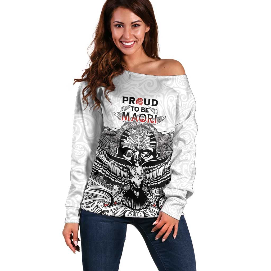 Aotearoa Personalized Off Shoulder Sweater Proud To Be Maori