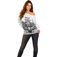 Aotearoa Personalized Off Shoulder Sweater Proud To Be Maori