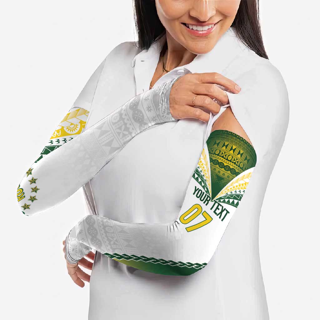 Cook Islands Rugby Custom Arm Sleeves Kuki's Aitu Champions - Polynesian Pride