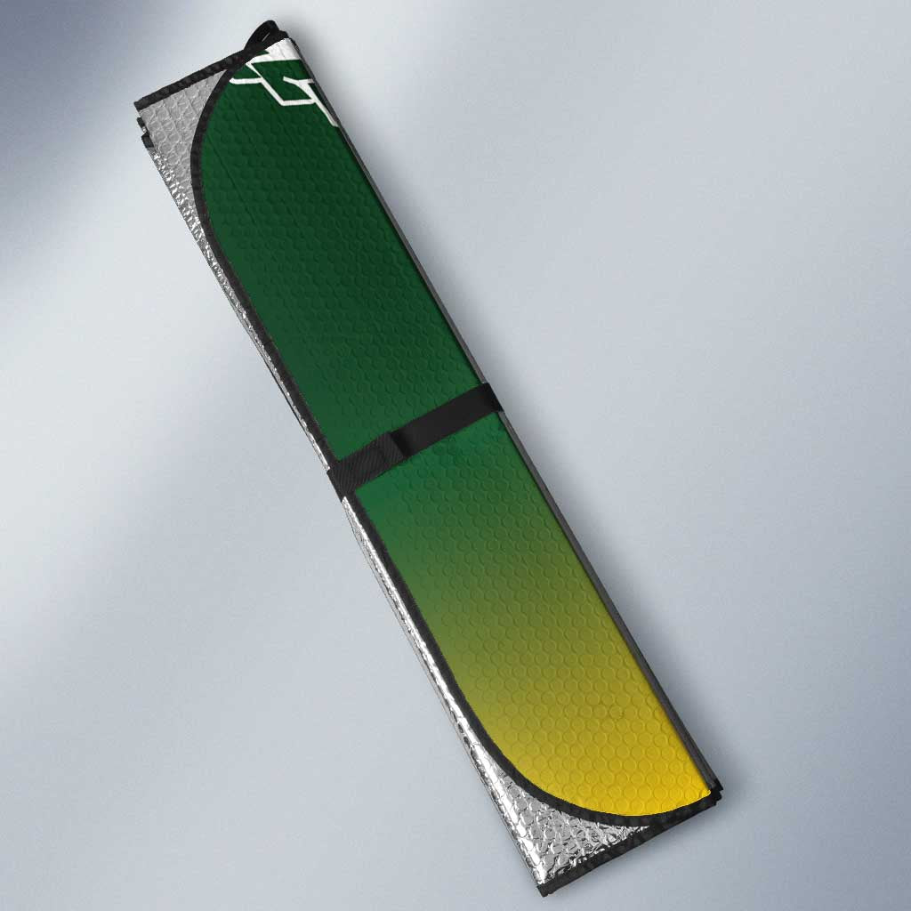 Cook Islands Rugby Auto Sun Shade Kuki's Aitu Champions - Polynesian Pride