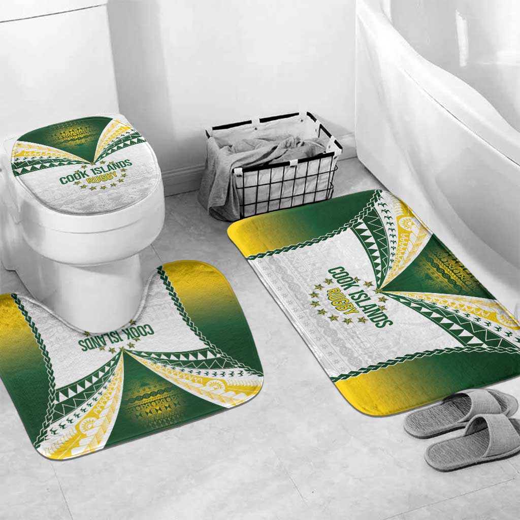 Cook Islands Rugby Bathroom Set Kuki's Aitu Champions - Polynesian Pride
