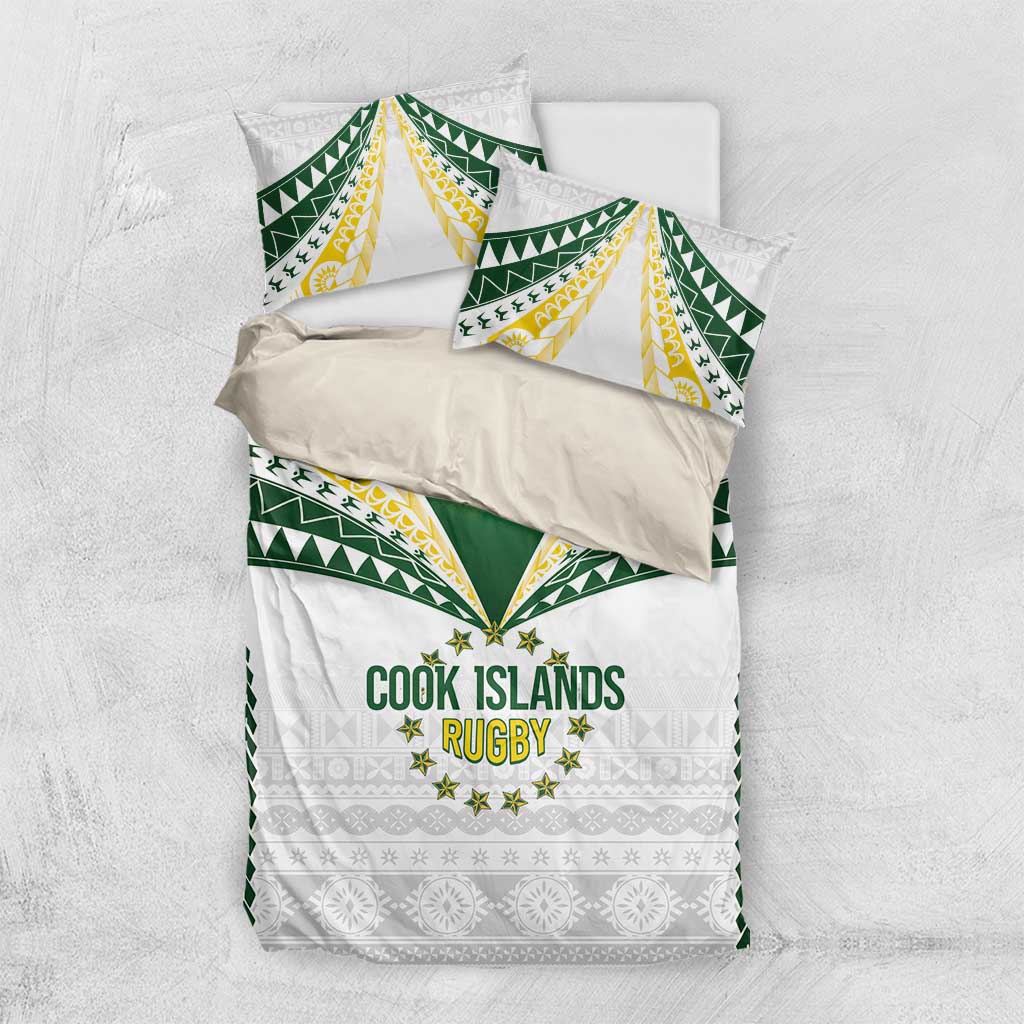 Cook Islands Rugby Bedding Set Kuki's Aitu Champions - Polynesian Pride