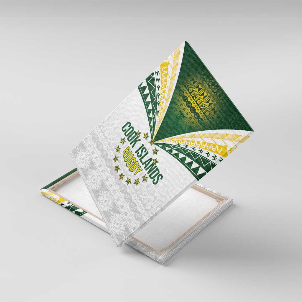Cook Islands Rugby Canvas Wall Art Kuki's Aitu Champions - Polynesian Pride