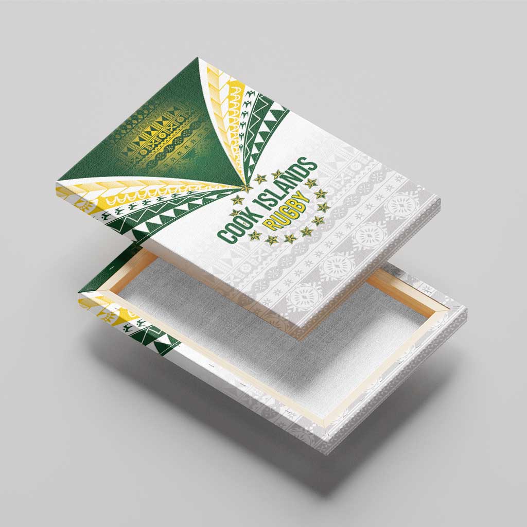 Cook Islands Rugby Canvas Wall Art Kuki's Aitu Champions - Polynesian Pride