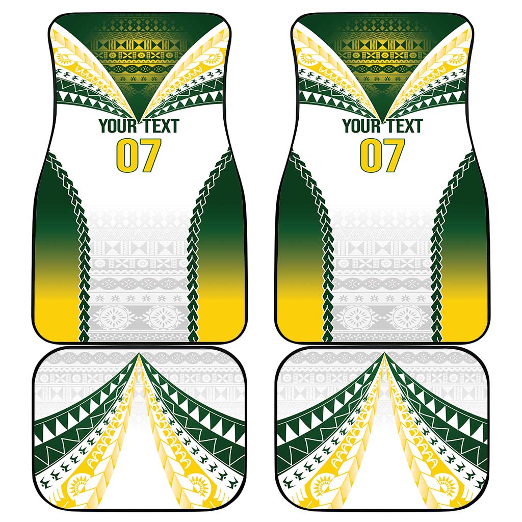 Cook Islands Rugby Custom Car Mats Kuki's Aitu Champions - Polynesian Pride