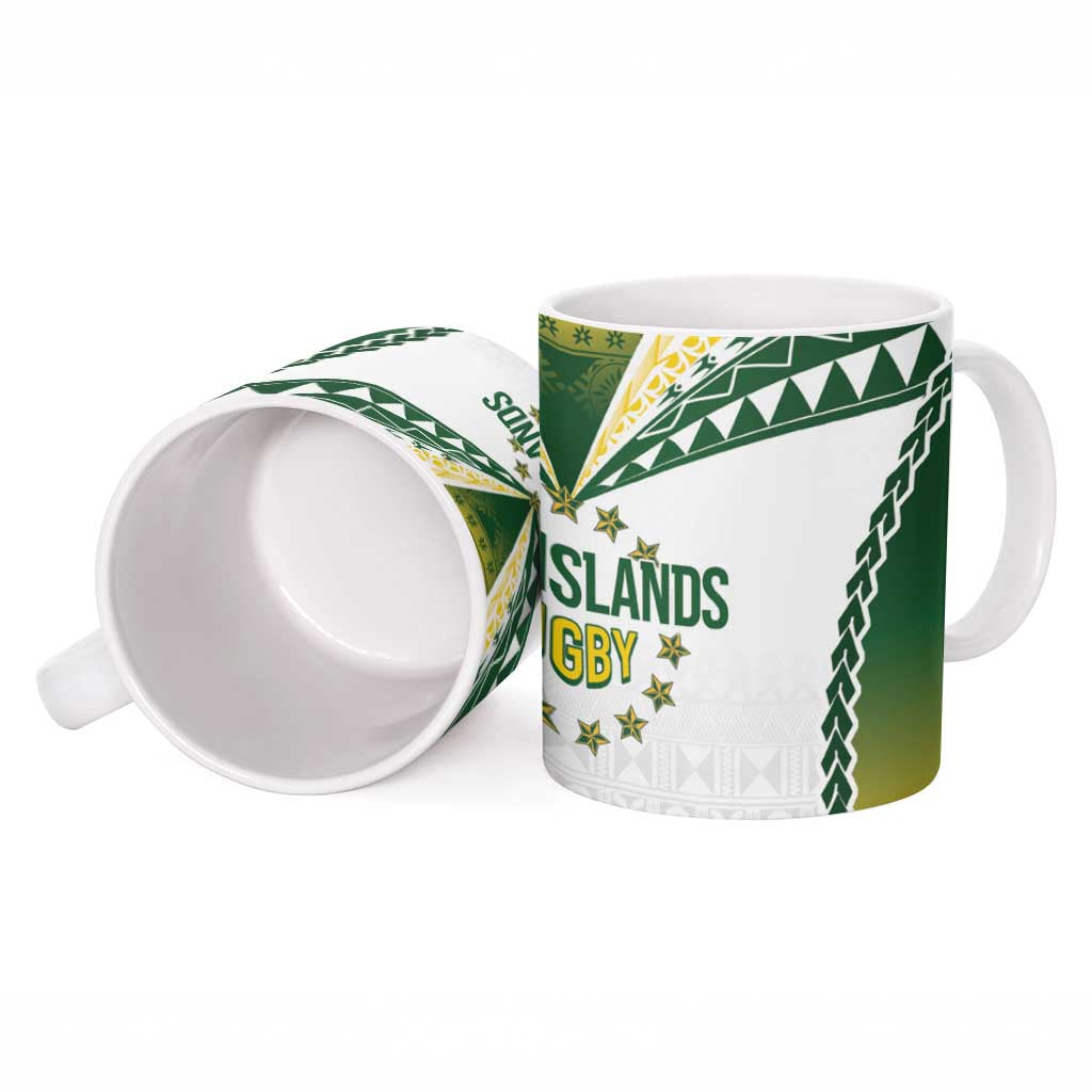 Cook Islands Rugby Ceramic Mug Kuki's Aitu Champions - Polynesian Pride