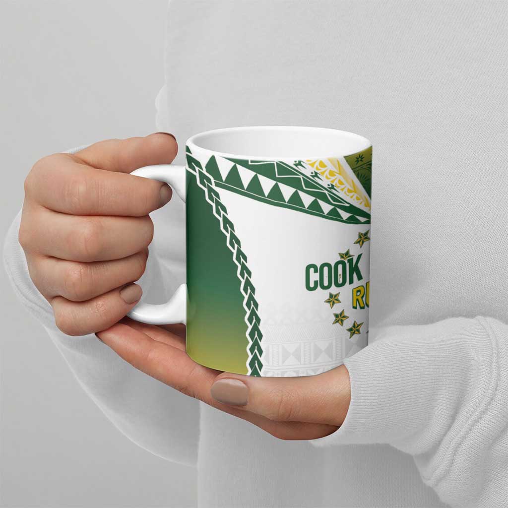 Cook Islands Rugby Ceramic Mug Kuki's Aitu Champions - Polynesian Pride