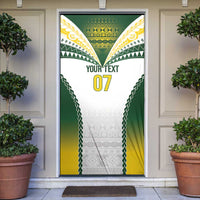 Cook Islands Rugby Custom Door Cover Kuki's Aitu Champions - Polynesian Pride