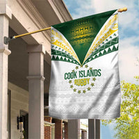 Cook Islands Rugby Garden Flag Kuki's Aitu Champions - Polynesian Pride