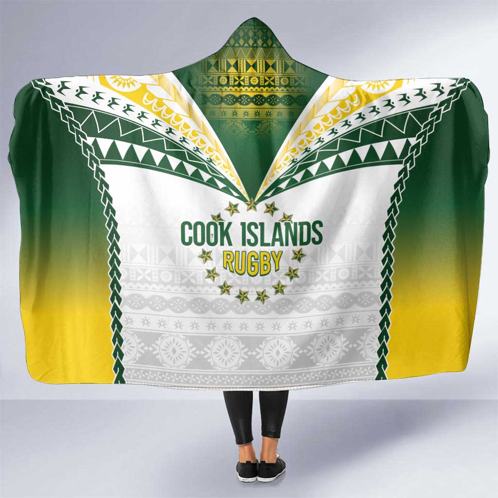 Cook Islands Rugby Hooded Blanket Kuki's Aitu Champions - Polynesian Pride