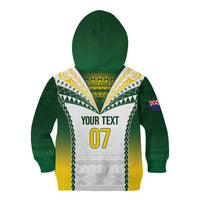 Cook Islands Rugby Custom Kid Hoodie Kuki's Aitu Champions - Polynesian Pride