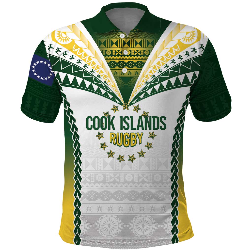Cook Islands Rugby Custom Polo Shirt Kuki's Aitu Champions - Polynesian Pride