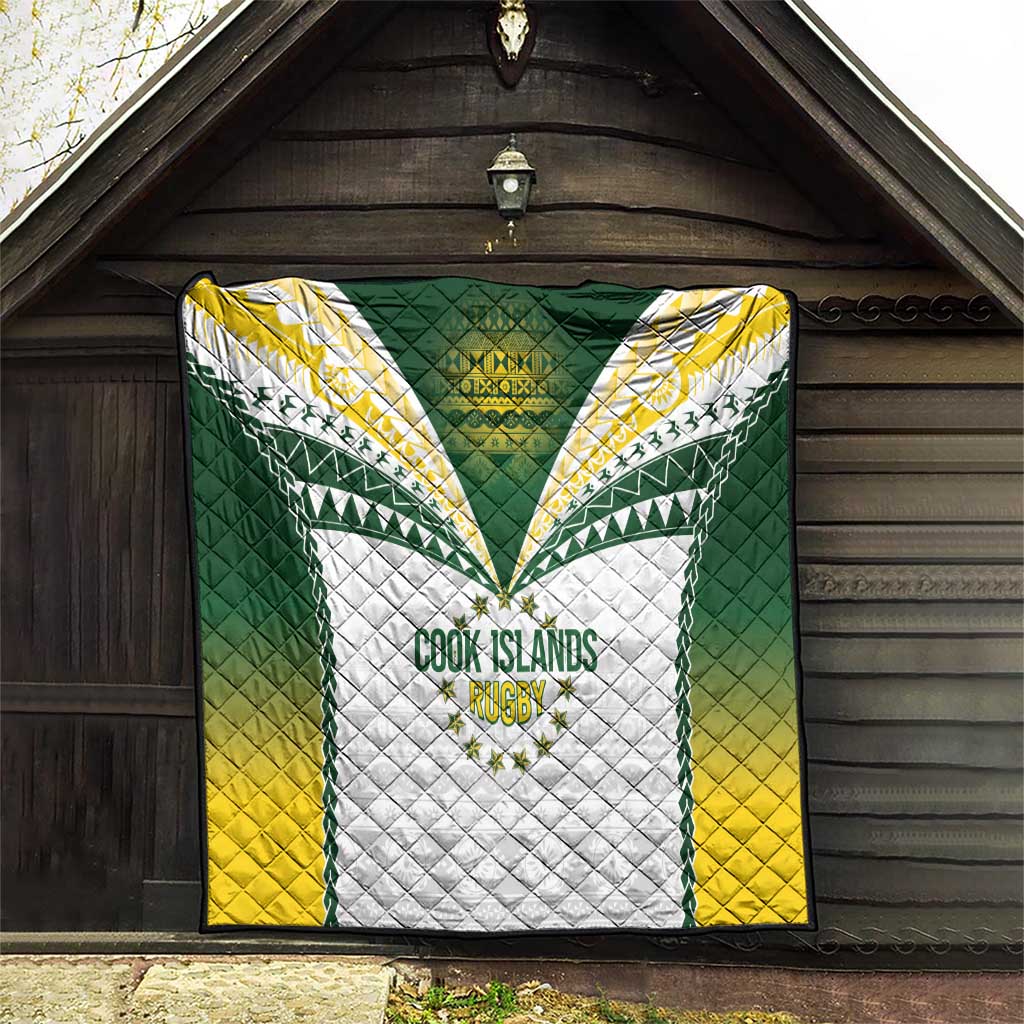 Cook Islands Rugby Quilt Kuki's Aitu Champions - Polynesian Pride