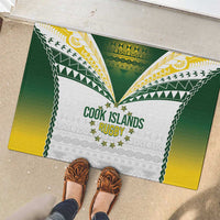 Cook Islands Rugby Rubber Doormat Kuki's Aitu Champions - Polynesian Pride