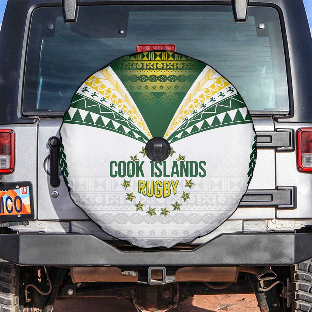 Cook Islands Rugby Spare Tire Cover Kuki's Aitu Champions - Polynesian Pride