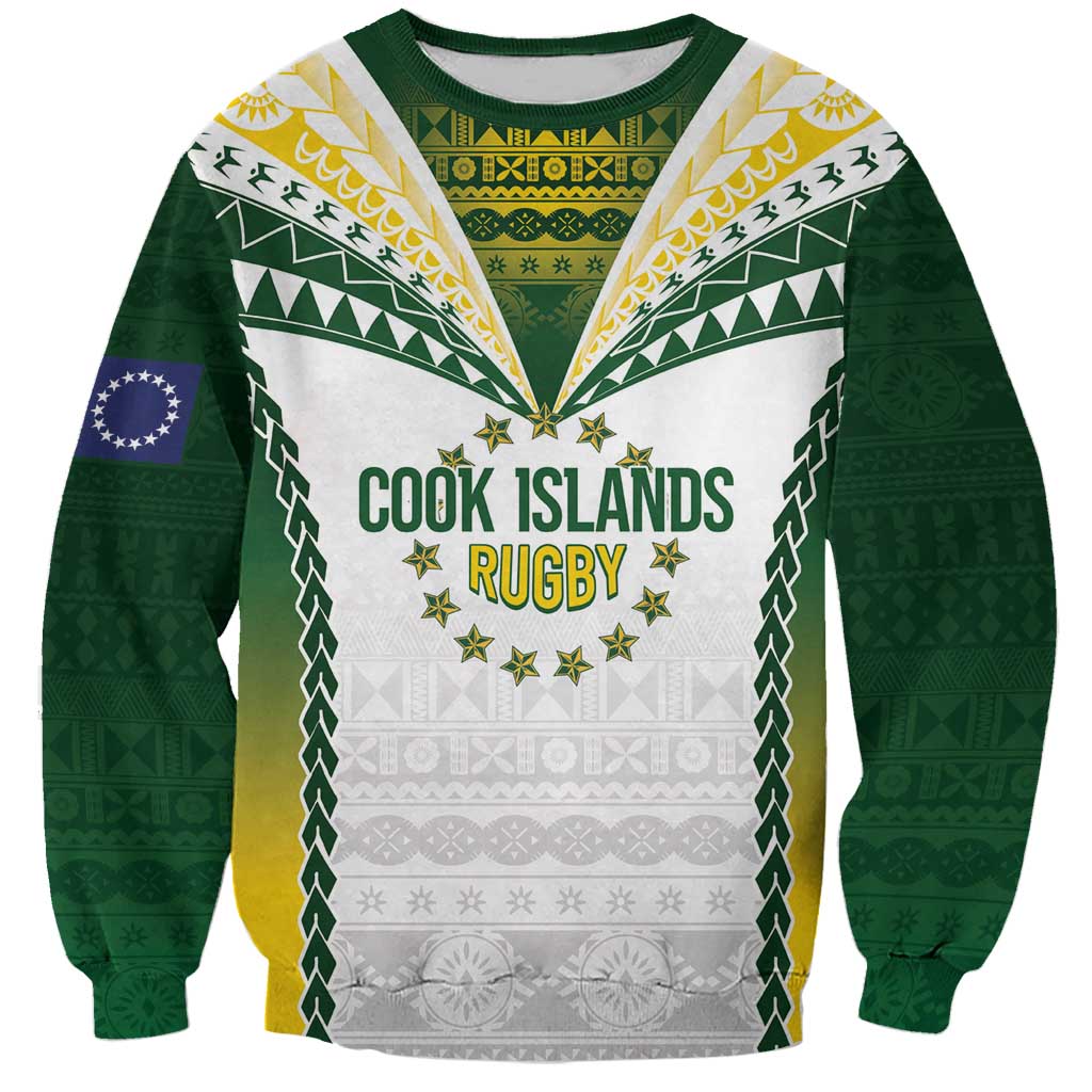 Cook Islands Rugby Custom Sweatshirt Kuki's Aitu Champions - Polynesian Pride