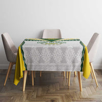 Cook Islands Rugby Tablecloth Kuki's Aitu Champions - Polynesian Pride
