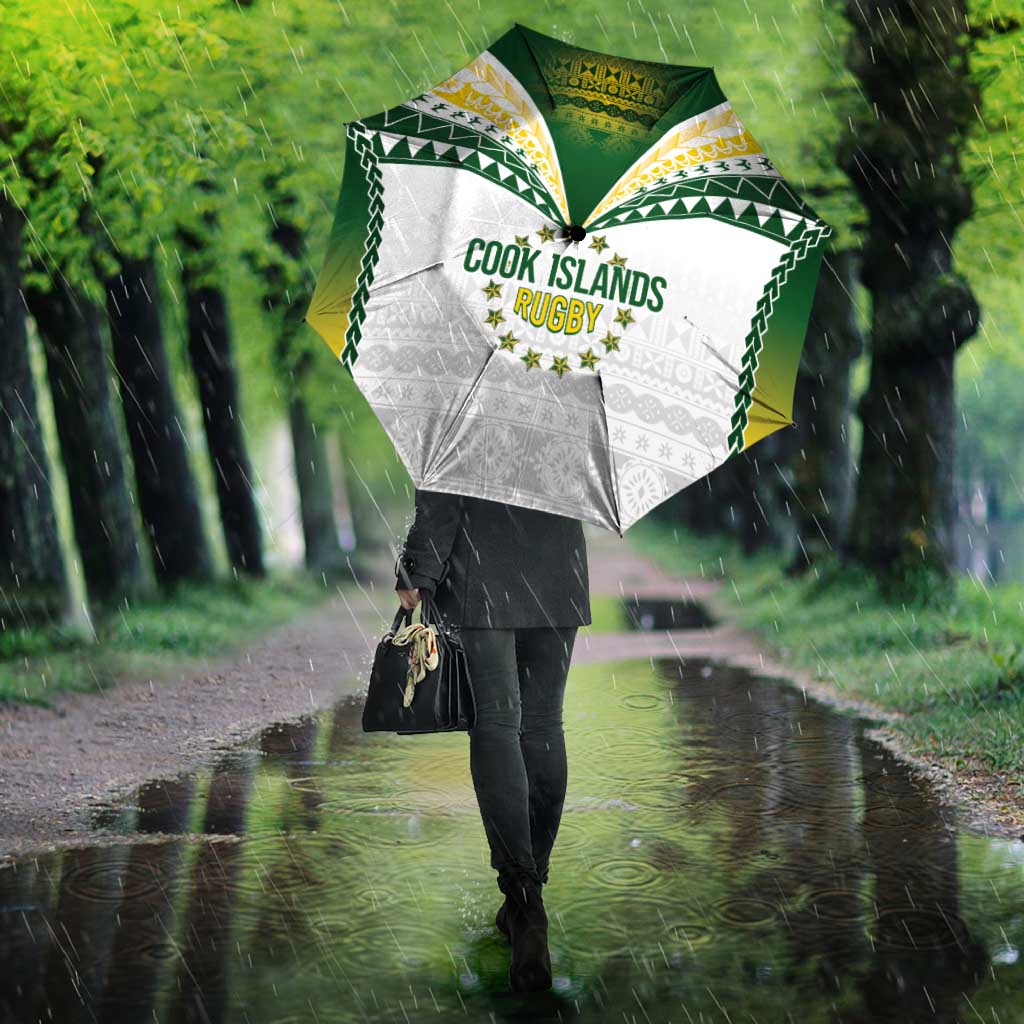 Cook Islands Rugby Umbrella Kuki's Aitu Champions - Polynesian Pride