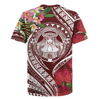 Aloha Hawaii Big Island Rugby Jersey Ohia Lehua Wahine LT7 - Polynesian Pride