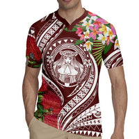 Aloha Hawaii Big Island Rugby Jersey Ohia Lehua Wahine LT7 - Polynesian Pride