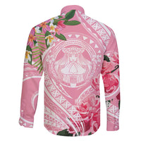 Aloha Hawaii Maui Family Matching Short Sleeve Bodycon Dress and Hawaiian Shirt Goddess Lokelani Rose