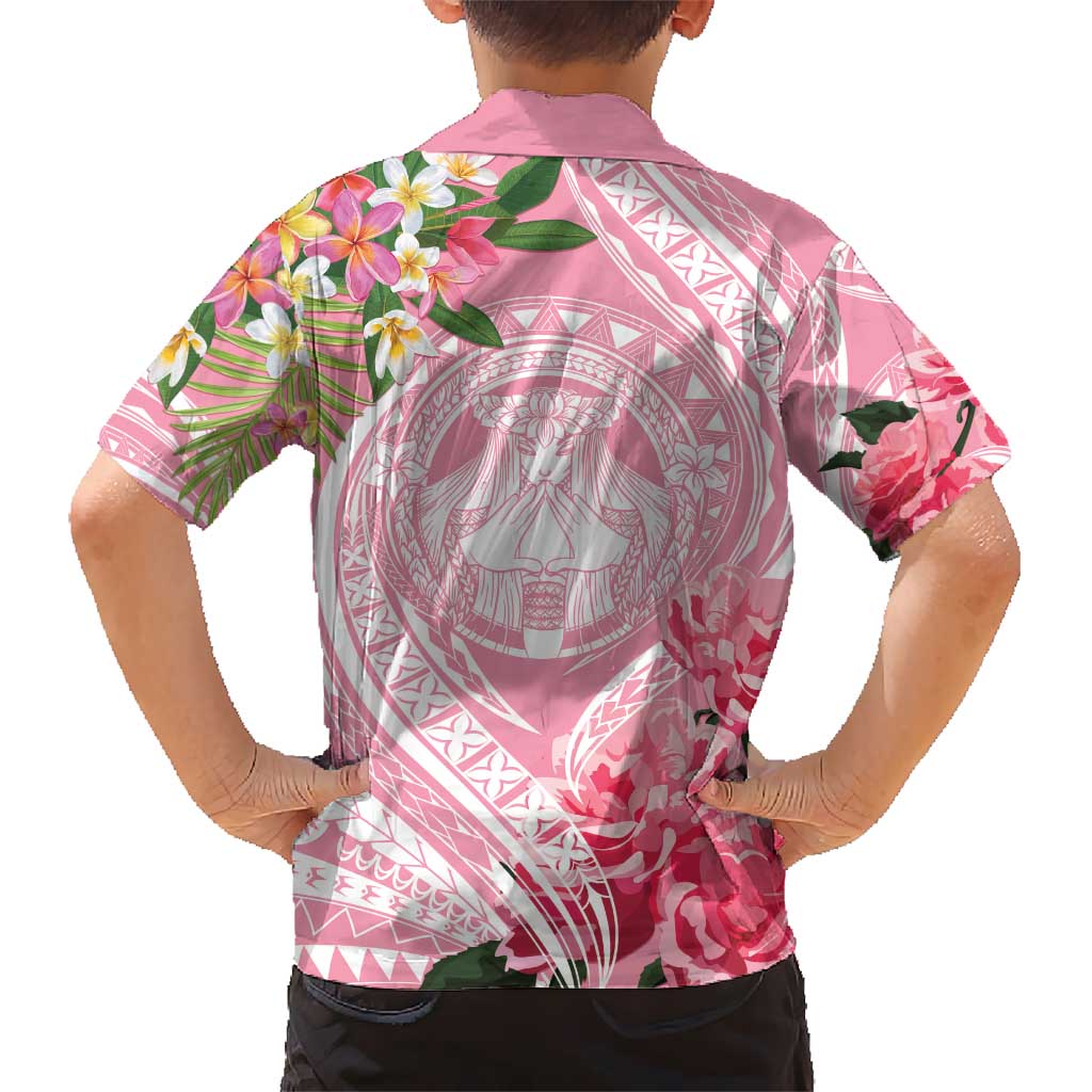 Aloha Hawaii Maui Kid Hawaiian Shirt Goddess Lokelani Rose