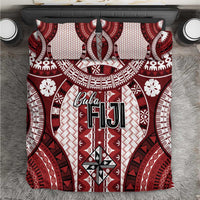Bula Fiji Vintage Bedding Set Scarlet Masi Motifs