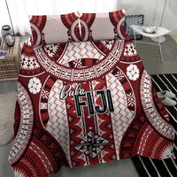 Bula Fiji Vintage Bedding Set Scarlet Masi Motifs