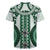 Bula Fiji Vintage Rugby Jersey Phthalo Green Masi Motifs
