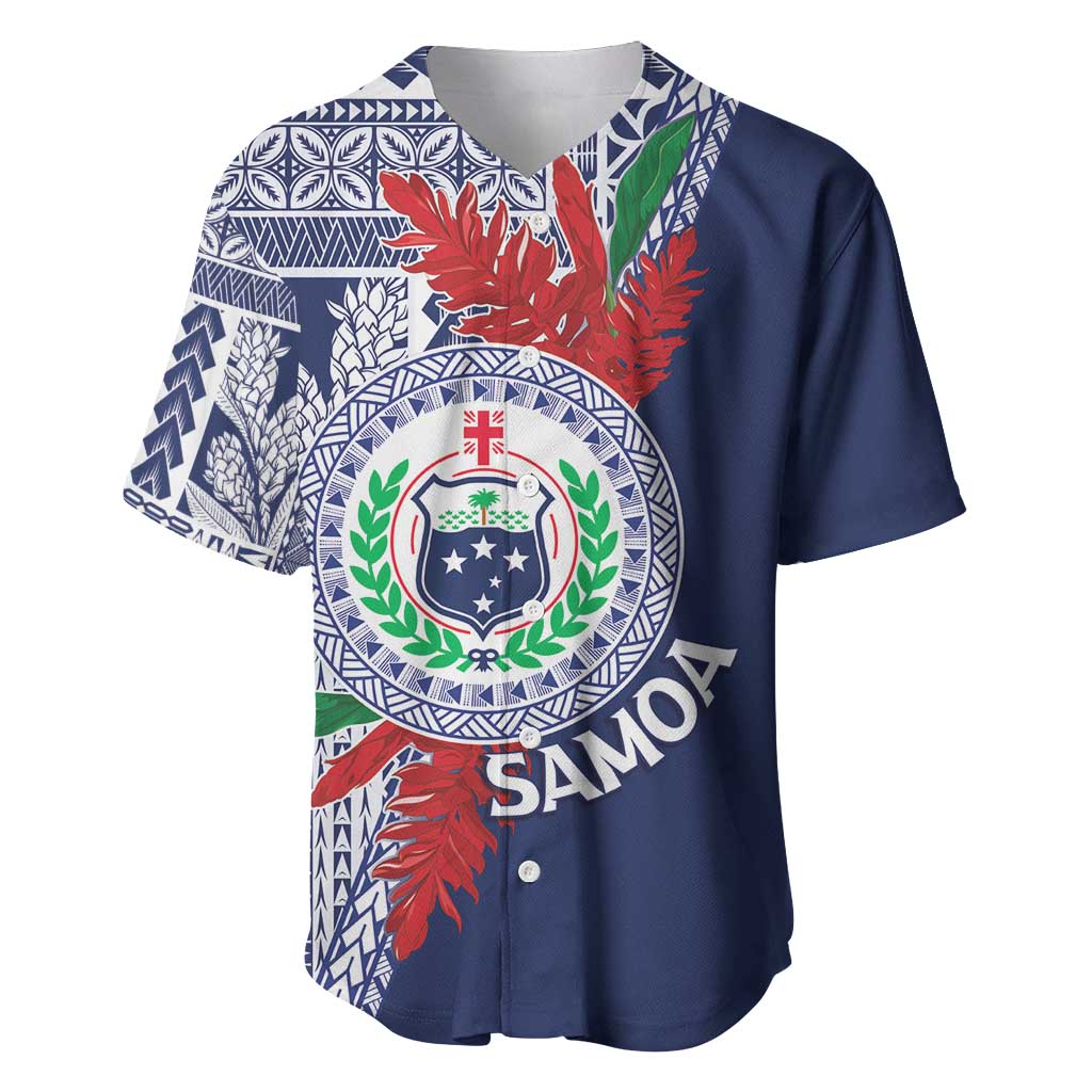 Samoa Rugby Personalized Baseball Jersey Toa Samoa Myriad Siapo