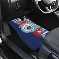 Samoa Rugby Personalized Car Mats Toa Samoa Myriad Siapo