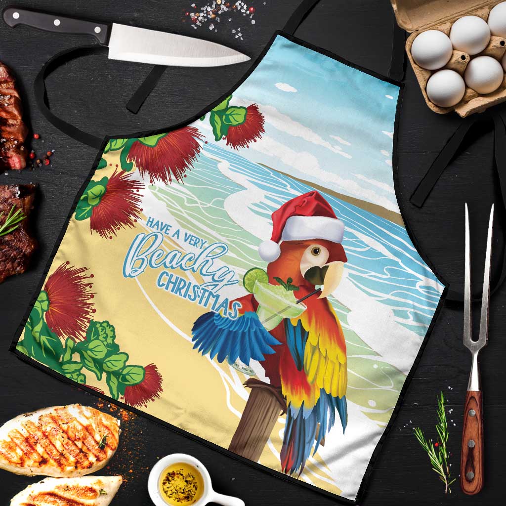 Have A Very Beach Christmas Apron Parrot By Lehua Flower - Polynesian Pride